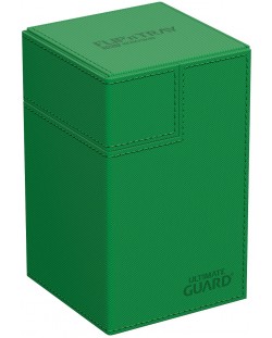 Kutija za kartice Ultimate Guard Flip`n`Tray 100+ XenoSkin - Monocolor Green (100+ kom.)